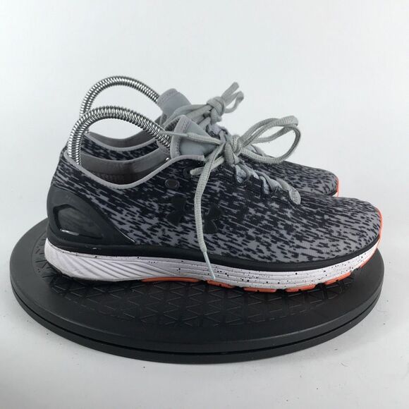 Under Armour Charged Bandit 3 Black/Gray Running Shoes 3020120-100 Women’s Size - Picture 4 of 12